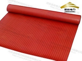 紅色常規防滑絕緣橡膠墊